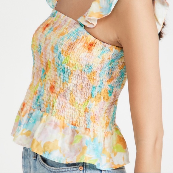 Roller Rabbit Sandrio Dove Smocked Top - Picture 2 of 5